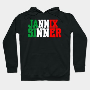 Jannix sinner _ Tennis player Hoodie